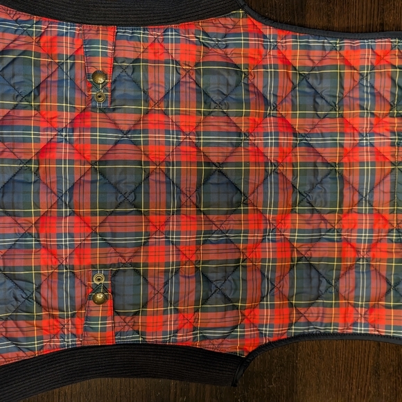 Ralph Lauren- Vintage Women's Tartan Insulated Puffer Gilet - M - Picture 9 of 13
